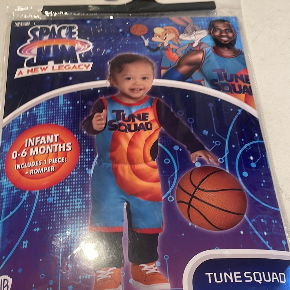 Space Jam Tune Squad Infant Romper Costume